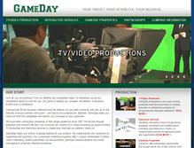 Tablet Screenshot of gamedaytv.com